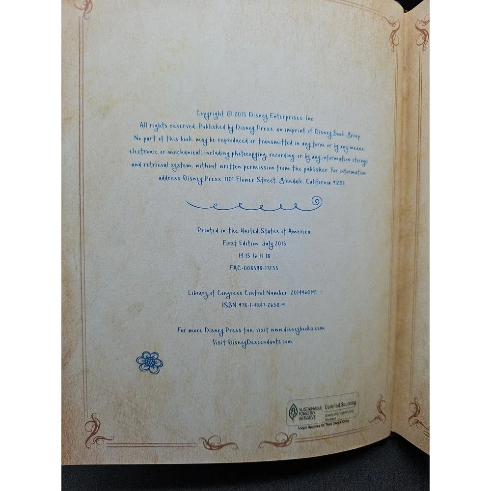 Descendants: Mal's Spell Book by‎ Disney Books (2015, Hardcover)